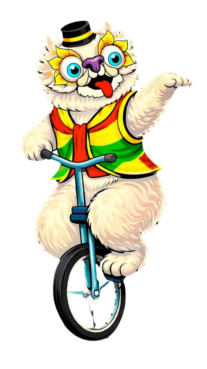Oso en bicicleta